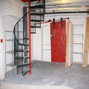 lower level of loft for rent at 247 19th street park slope hutwelker building